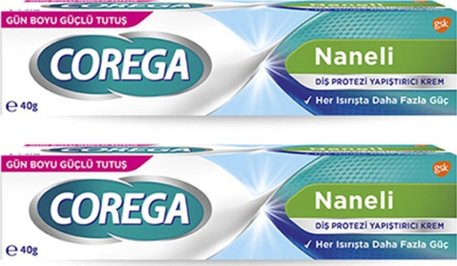 Naneli Diş Protez Yapıştırıcı Krem 40 Gr 2 Adet