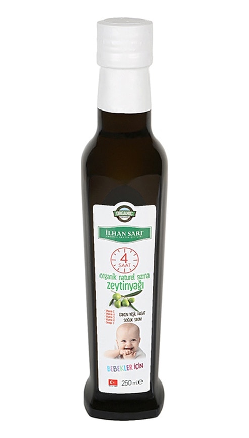 İlhan Sarı Bebekler İçin Organik Natural Sızma Zeytinyağı 250 ML