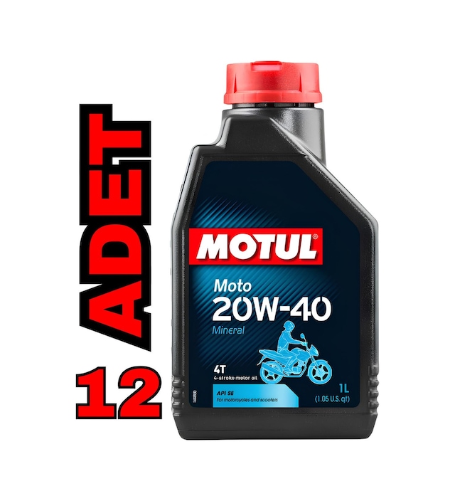 Moto 20w40 1 Litre 12 Adet