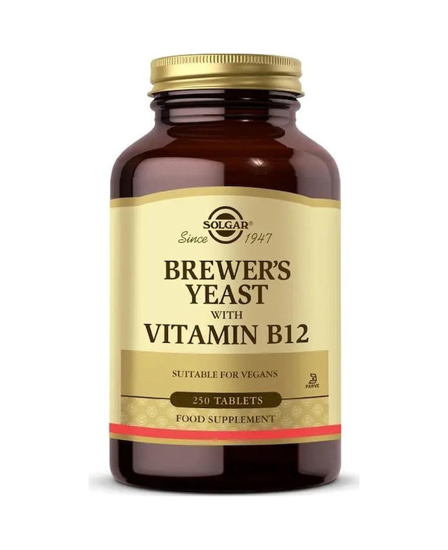 Solgar Brewer's Yeast With Vitamin B12 250 Tablet