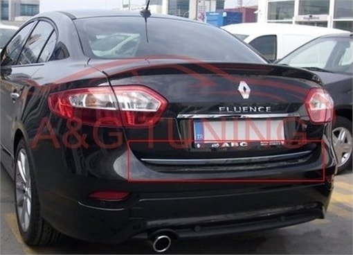 Renault Fluence Krom Bagaj Alt Çıta Formlu 2010 Üzeri Paslanmaz Ç