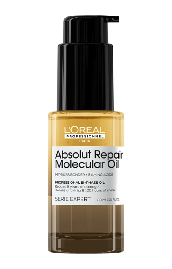 روغن مراقبت دو فازه مو L'Oréal Professionnel Absolut Repair Molecular ۳۰ میلی‌لیتر