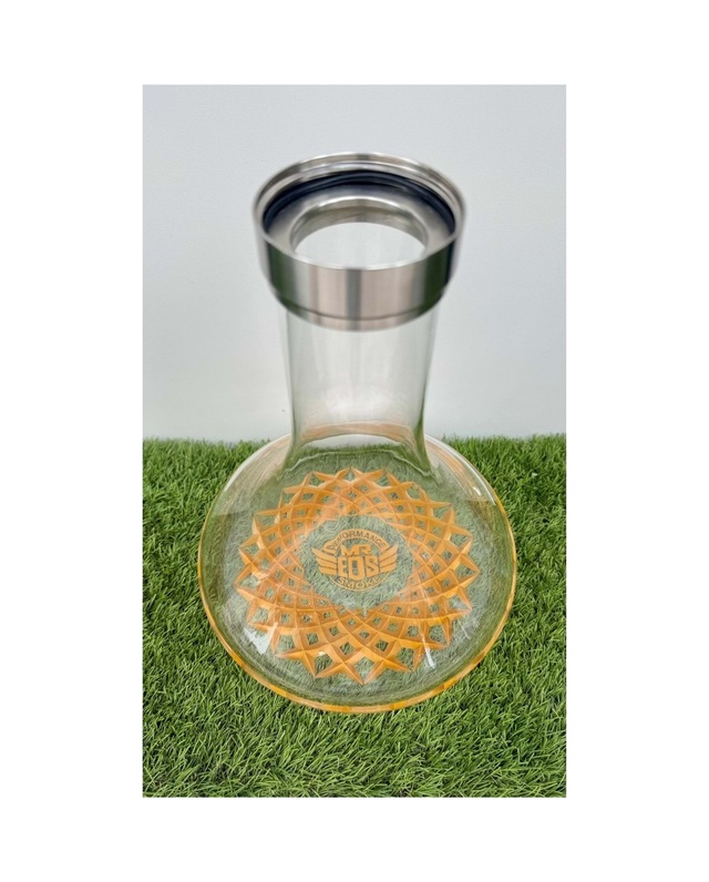 Mr Eds E24 Big Boss Pro X 4 Bilezikli Cam Şişe Dip Dekor Gold