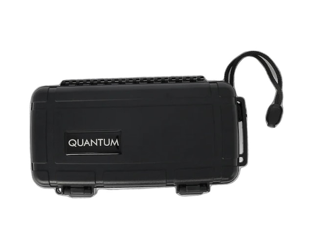 Quantum Seyahat Tipi 4 İçi Sedir Siyah Humidor Puro Kutusu - Trz3015