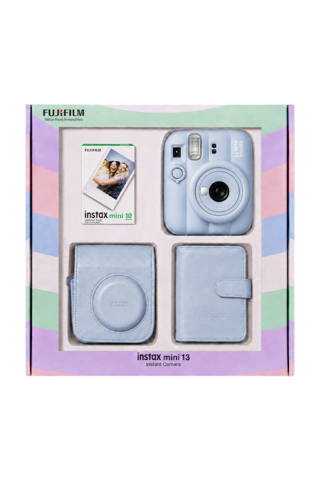 Instax Mini 13 Şipşak Fotoğraf Makinesi + Çanta + Albüm + 10'lu Film Bundle Box