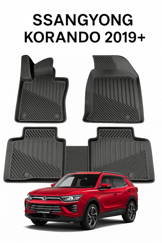 Ssangyong Korando 2019+uyumlu 3d Oto Paspas Premium