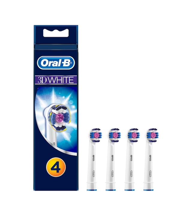 Oral-B 3D White Elektrikli Diş Fırçası Yedek Başlığı 4'lü