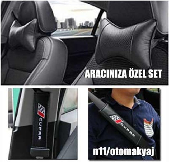 Fiat Linea Facelift Boyun Yastık Emniyet Kemer Kılıfı Ortopedik S