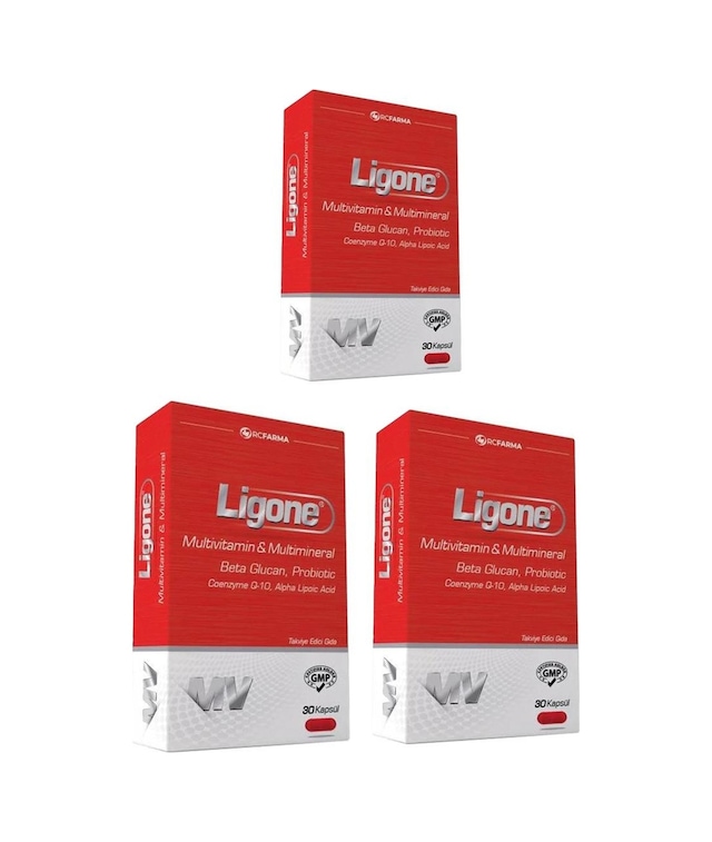 Rc Farma Ligone Multivitamin&Multimineral 3 x 30 Kapsül