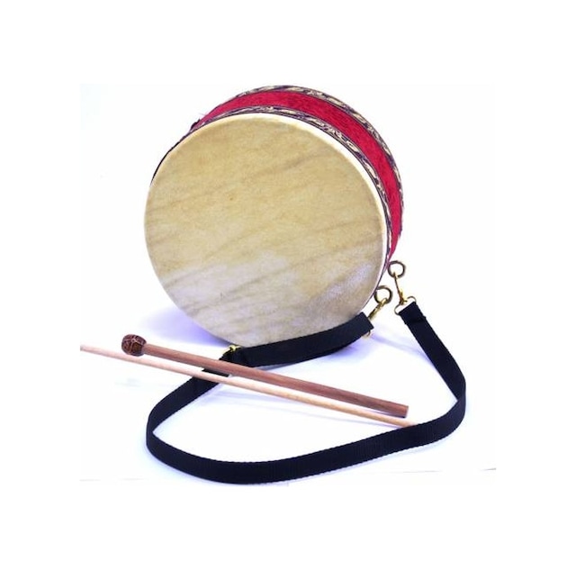Çocuk Davulu Hayvan Derili 17cm +2 Tokmak