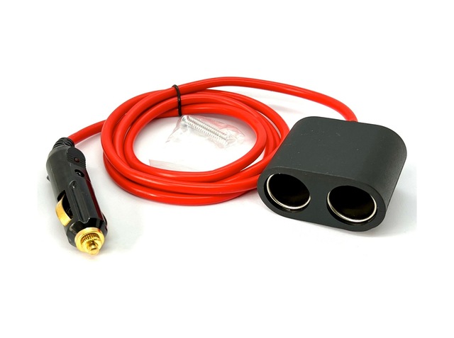Speeduf1.5metre Çakmak Uzatma Kablosu2li 12v/24v Çakmak Çoklayıcı