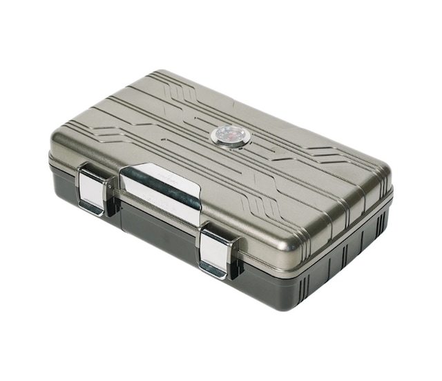 Firebird Seyahat Tipi 10 Gümüş Humidor Puro Kutusu