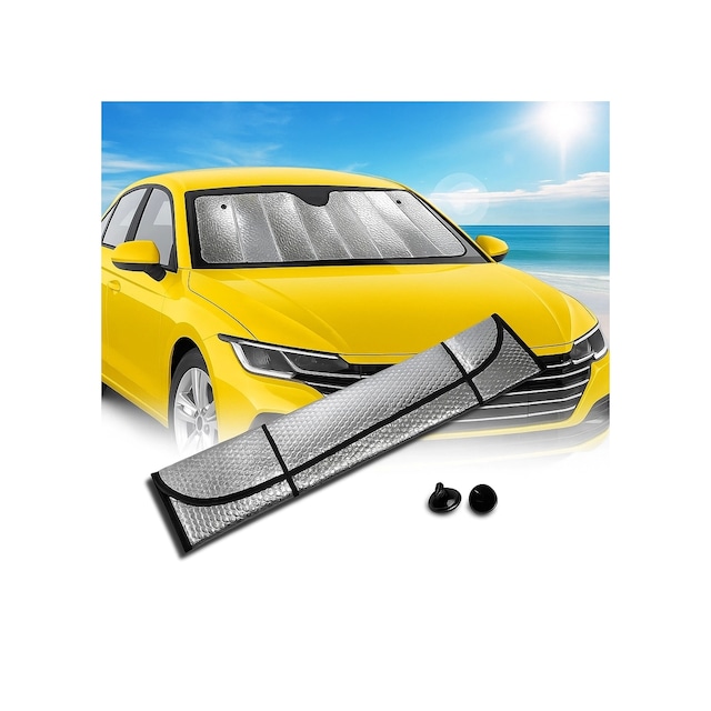 Araç Ön Cam Güneş Koruma Isı Önleyici Katlanabilir Model Fiat Egea Honda Civic Ford Focus Dacia Dust