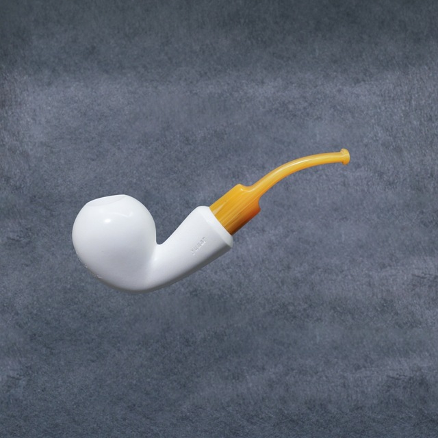 Yunar Perla 9mm. Filtreli Akrilik Saplı Pipo Lületaşı 11008m