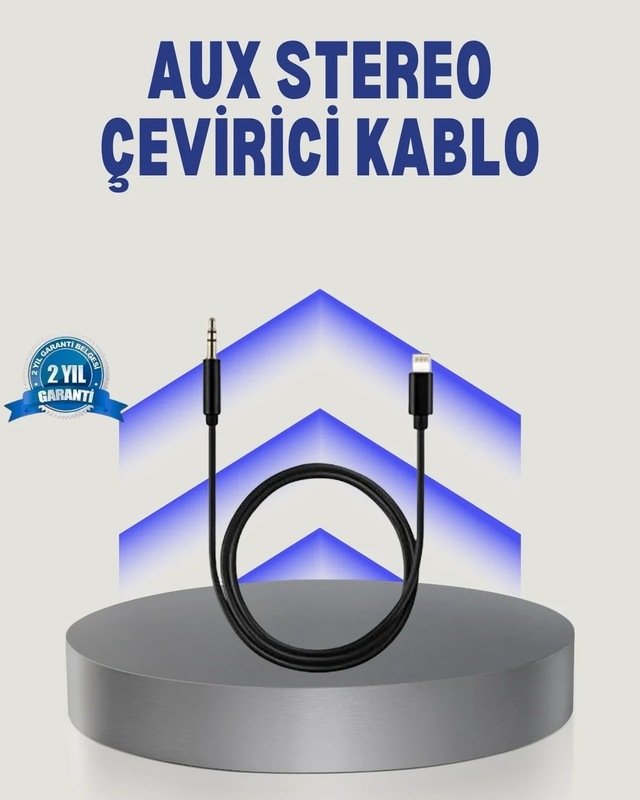 Ers İphone Lightning 3.5mm Aux Çevirici Kablo Jh-023 Stereo Ses Aktarıcı