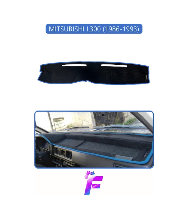 Mıtsubıshı L300 1986-1993 Araca Özel Torpido Örtüsü Kolay Montaj Güneşten Korur Koruma H47 Torpido Halısı