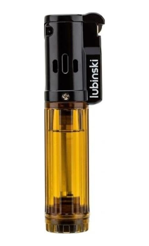 Lubinski Cigar Basic Slim Tek Torch Puro Çakmağı Sarı Lb-123