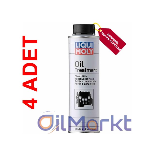 Liqui Moly Oil Treatment 300 Ml Motor Yağ Bakımı Katkısı 4 Adet