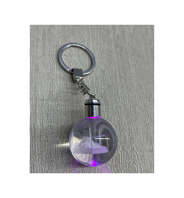2 Adet Kristal Anahtarlık Ledli Sultanahmet Tasarımı, Osmanlı Motifli Dekoratif Hediyelik Keychain Ve Anahtar Halkası