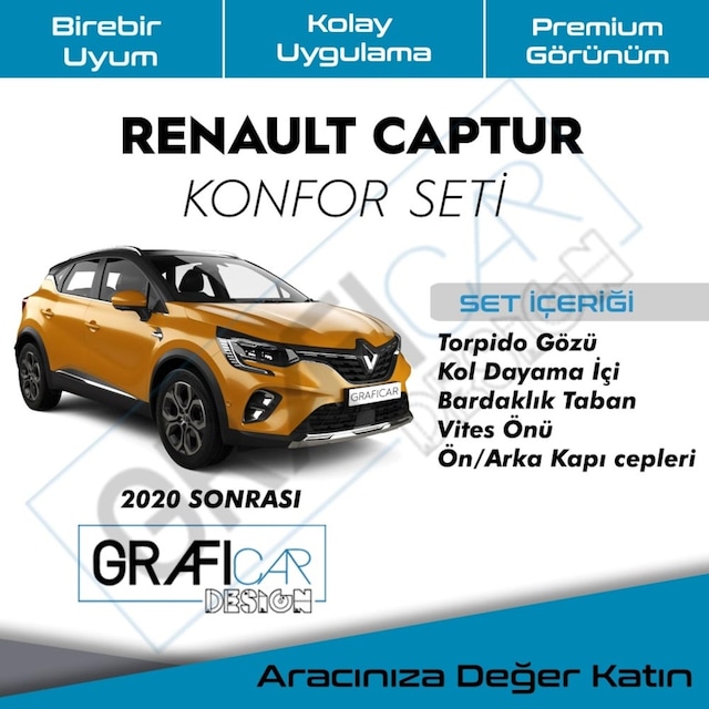 Renault Captur - Araç Içi Ses Kumaş Kaplama-Konfor Seti