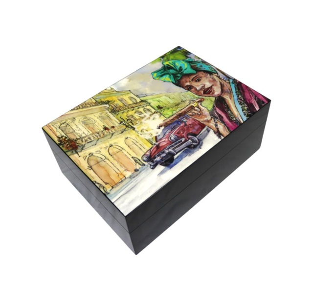 Gentili Emilio Siyah Lake Humidor 373034