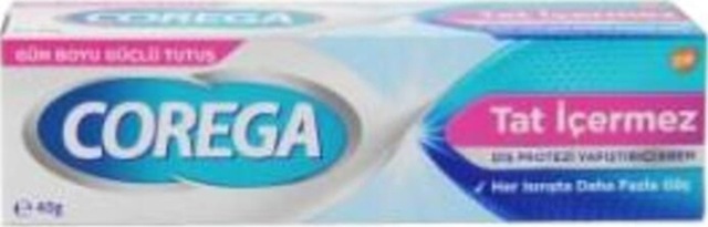 Gün Boyu Güçlü Tutuş Diş Portezi Yapıştırıcı Tat İçermez Krem 40 Gr