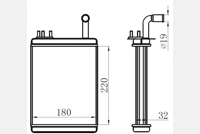 Kalorifer - 272 - Radyatörü Brazing - Dpmıx-hb - Palıo 233x195x32