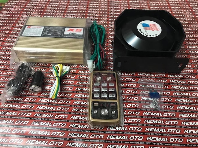 Polis Sireni Megafon Uzaktan Kumanda Profesyonel 200W Made İn Usa
