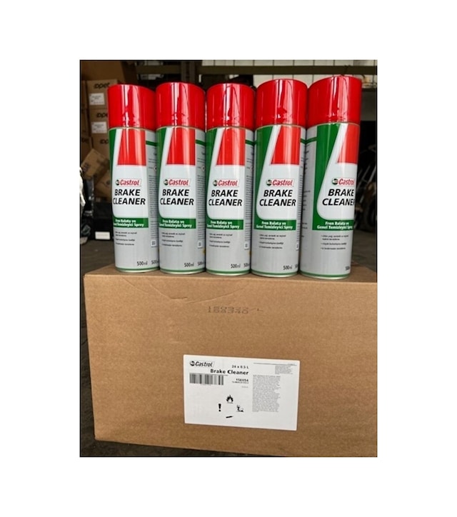 Brake Cleaner Fren Balata Ve Genel Temizleme Spreyi 500 Ml 24 Adet