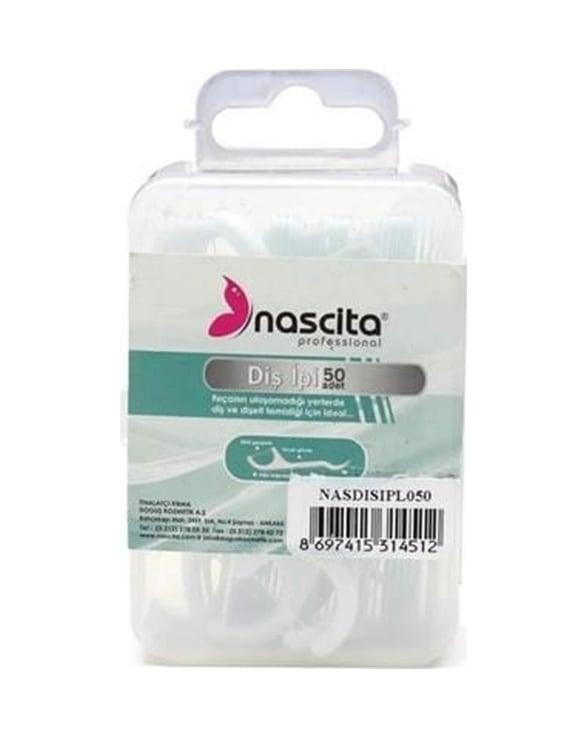 Nascita 50'lik Kürdanlı Diş İpi Kutusu
