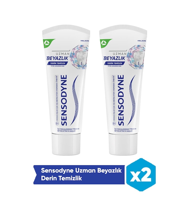 Sensodyne Uzman Beyazlık Derin Temizlik 75ml X2