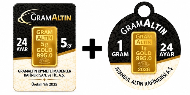 6 Gram 24 Ayar Altın
