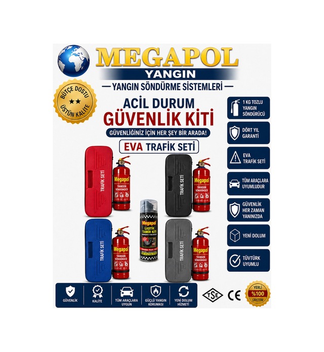 Eva Trafik Seti, Acil Durum Plastik Kitty, İlkyardım Seti, Lüks Trafik Seti