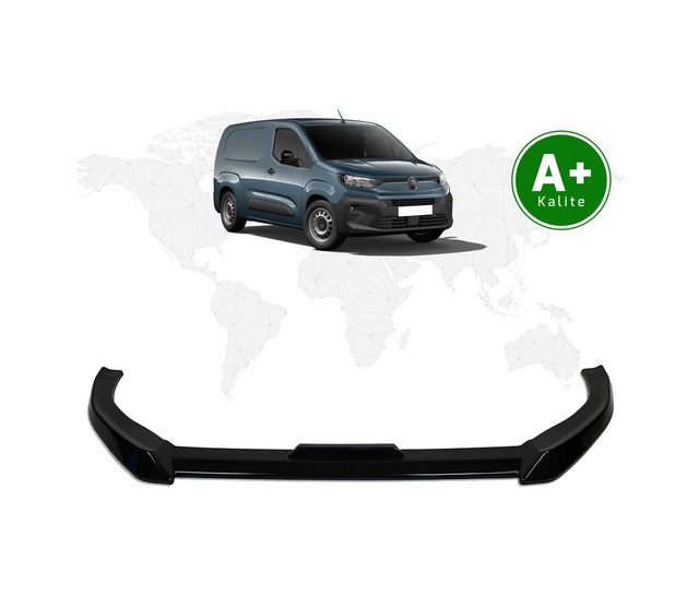 Citroen Berlingo Panelvan Ön Lip Parlak Siyah 2024 Model Ve Sonrası