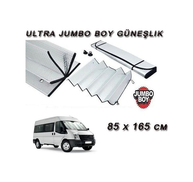 Oto Araba Ön Cam Güneşlik Gümüş Maxi Boy 85 X 165 CM A Kalite