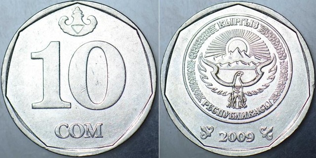 Kırgızistan 10 Som 2009. 86516248