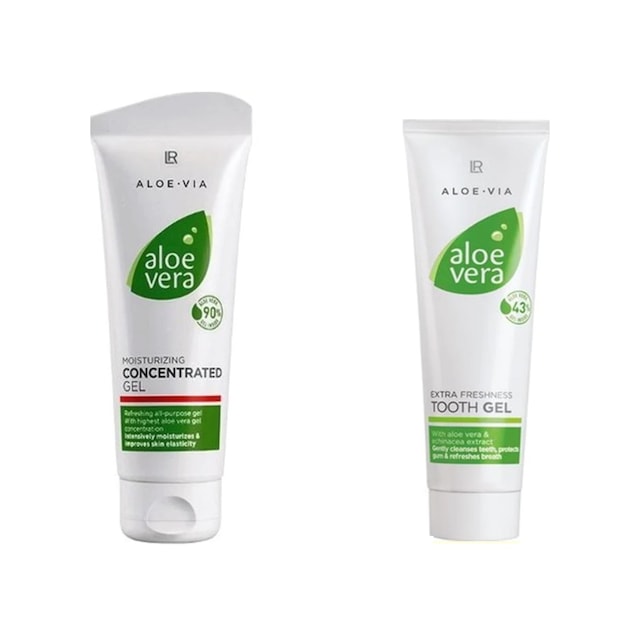 LR Aloe Vera Konsantre Jel 100 ML + Extra Freshness Aloe Vera Jel Diş Macunu 100 ML