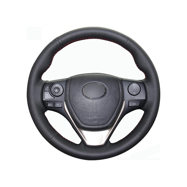 Toyota Uyumlu Corolla 14-18 Araca Özel Deri Direksiyon Kılıfı