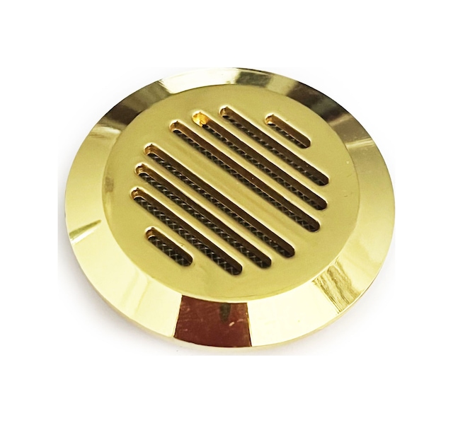 Humidor Puro Kutusu Nemlendirici Haznesi Yuvarlak Metal Sarı 37 MM