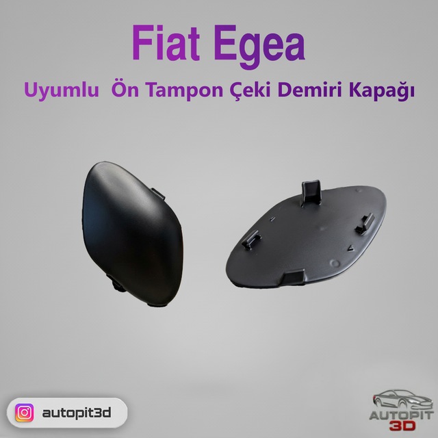Fiat Egea Uyumlu Ön Tampon Çeki Demiri Kapağı