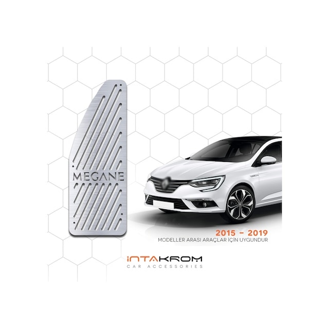 intakrom Renault Megane 4 Krom Ayak Dinlendirme Pedalı - 2015 - 2019