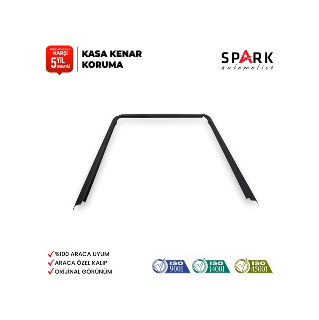 Volkswagen Amarok 2010-2022 Yıl Aralığı Uyumlu Kasa Kenar Koruma 3 Parça