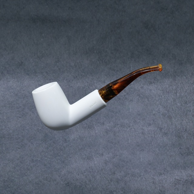 Yunar Perla 9mm. Filtreli Akrilik Saplı Lületaşı Pipo 11016m