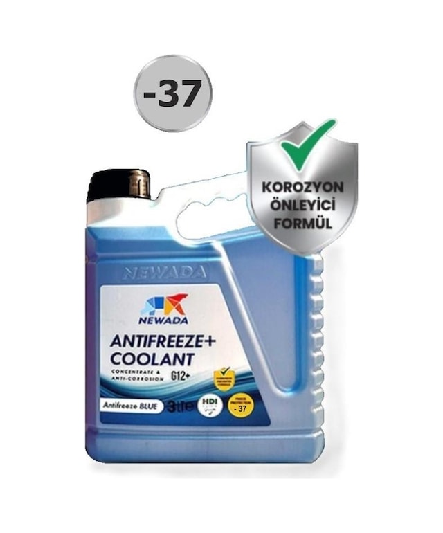 Oto Motto Newada Süper Mavi Antifiriz -37 C 3 Lt