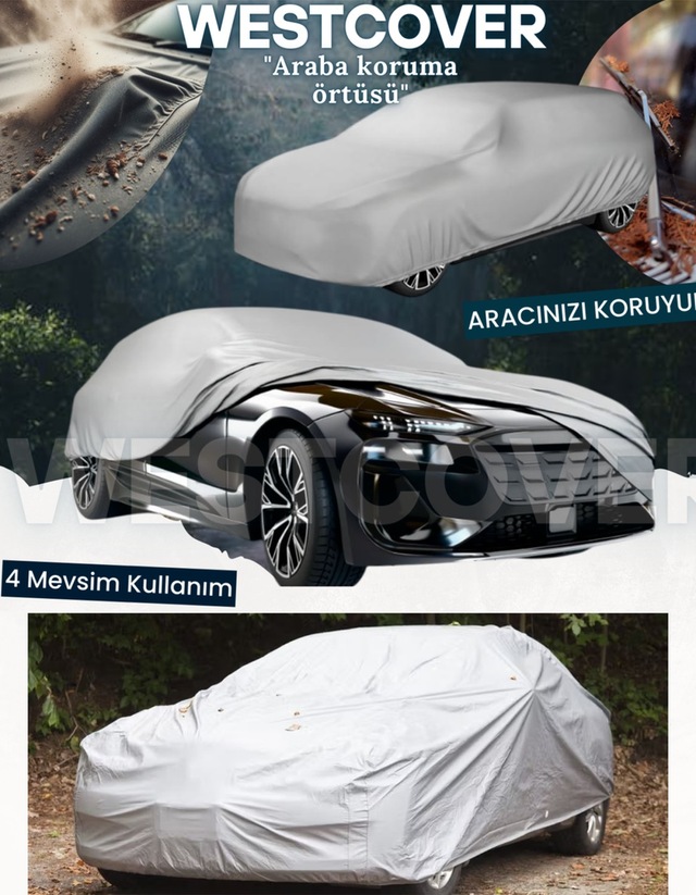 Honda Civic Sedan 2016-2025 Uyumlu Premium Oto Araba Brandası Gri