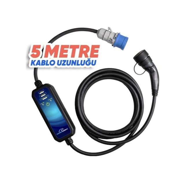 Chargemobile 7kw Taşınabilir Ev Şarj Cihazı Ve Dönüştürücü Adaptör - Taşıma Çantası