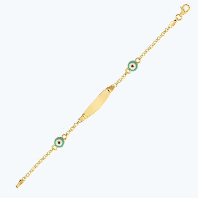 Altınbaş 22 Ayar Altın Nazar Çocuk Künye Bjrbl0015-25925 Renkli