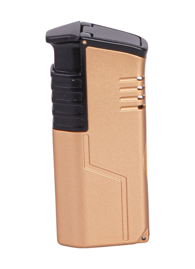 3 Torch Pürmüz Gold-siyah Metal Puro Çakmağı - Tr7864