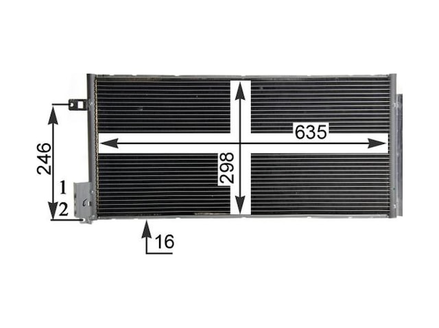 Klıma - 599 - Radyatoru Opel Corsa D-combo 06 Fıat Grande Punto-bravo Iı-lınea 1.3-1.7 Cdtı-mtj - Dpmıx-hb - 1.6t 625x295
