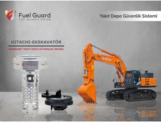 Hitachi Ekskavatör-Kepçe Yakıt Depo Koruma Cihazı